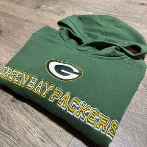 Vintage Reebok NFL Greenbay Packers Hoodie Embroidered